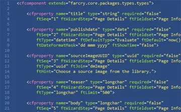 Tailor-made content types